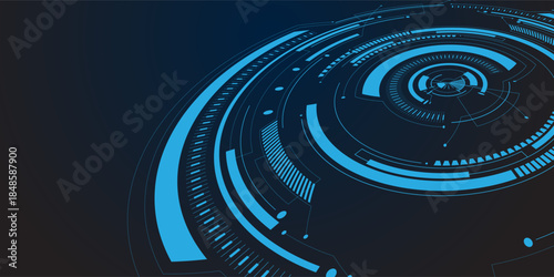 Global connection network background. World map with technology circuit boards. Internet technology concept or global communication