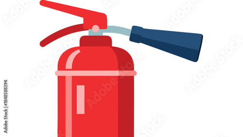 fire extinguisher isolated on white