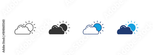 Weather Icon Set Multiple Style Collection
