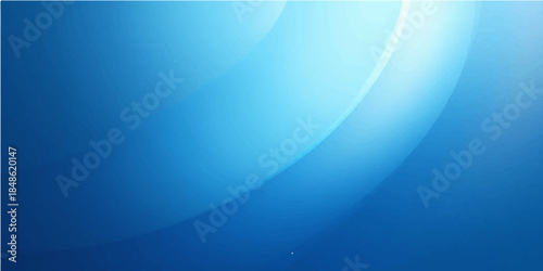 A bright blue abstract background with glowing waves of light and motion creates a vector illustration wallpaper featuring a soft sky glow and shining rays of art