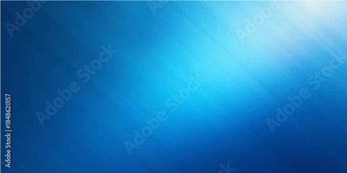 Smooth blue water surface and underwater background with light rays creates a brushed metallic texture pattern on a silver stainless steel wallpaper design