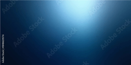 Abstract blue background with bright sun rays and a glowing light burst creates a motion blur pattern like a star flare over a dark sea backdrop illustration