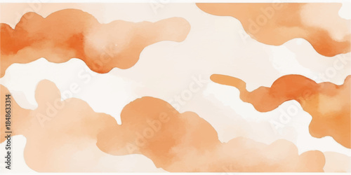 Abstract blue sky cloudscape vector illustration with a light texture background