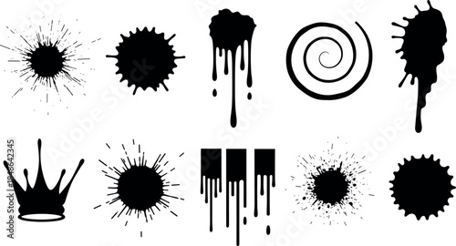 Human Face Outline Icon Set for All Ages: Baby Child Teen Adult and Senior Avatar