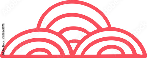 Decorative Wave Pattern Illustration