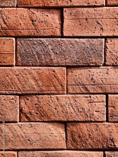 Red Brick Walls Pattern for Backgrounds and Wallpapers. Textures. Geometry.