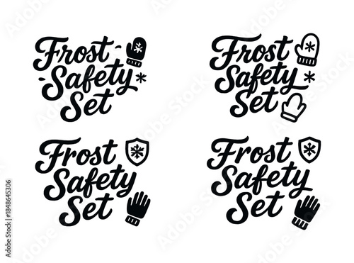 Polar Expedition Icons. Polar expedition gear. Colorful flat vector icons set of polar expedition gear: