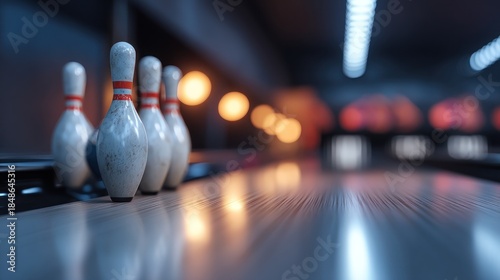 Bowling pins lane