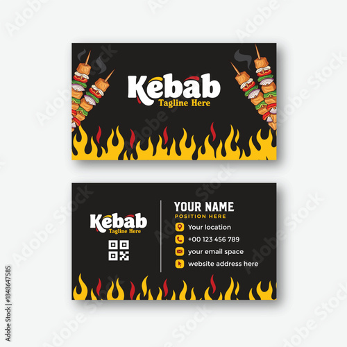 Kebab and Grill business card