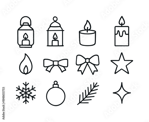 Winter Comfort Icons. Comforting indoor winter nights. Filled icon set of comforting indoor winter nights: mug