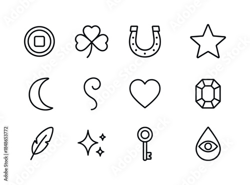 Snowy Urban Lantern Icons. Snowy urban lantern scene. Filled icon set of snowy urban lantern scene: lantern