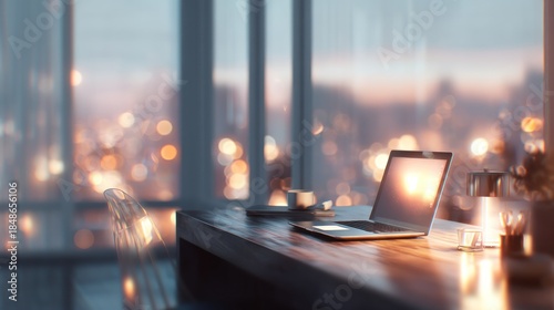 Wallpaper Mural Laptop modern workplace Torontodigital.ca