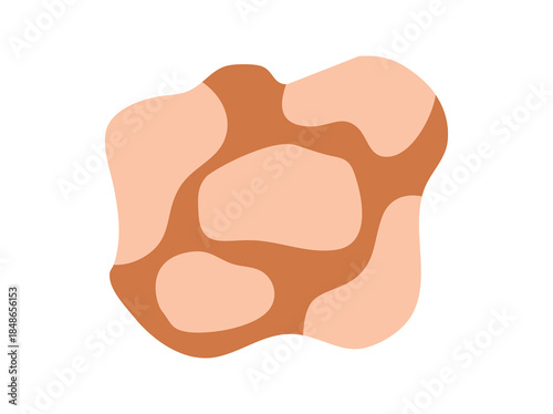 Vitiligo Unique Skin Clip Art
