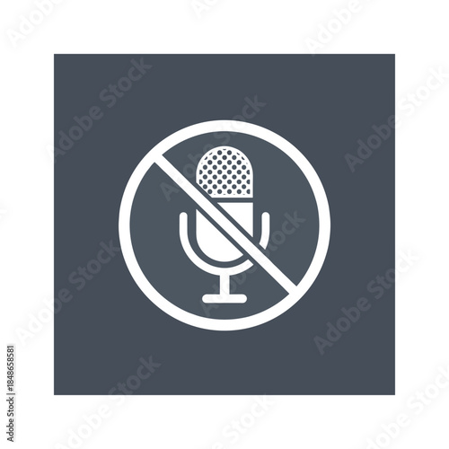 Microphone silenced Vector