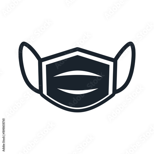 Illustration of a face mask Vector