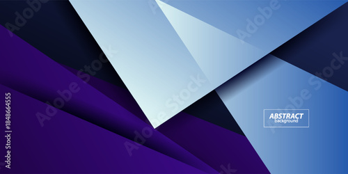 Slika na platnu Abstract purple and blue square background