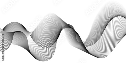 Black and white background vector closeup lines. Abstract dynamic lines music or illustration mesh.