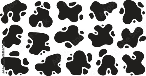 Playful pastel blobs and dots create a modern, vibrant background for eye-catching design projects