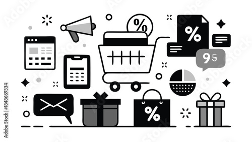 collection of various items displayed together, showcasing their different shapes, colors, and sizes..eps