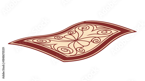 red and golden ornament