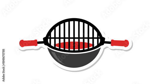 badminton racket and shuttlecock