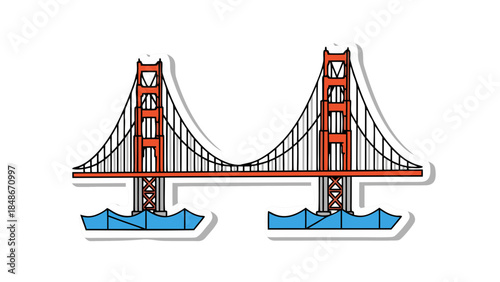 vector illustration of a boat