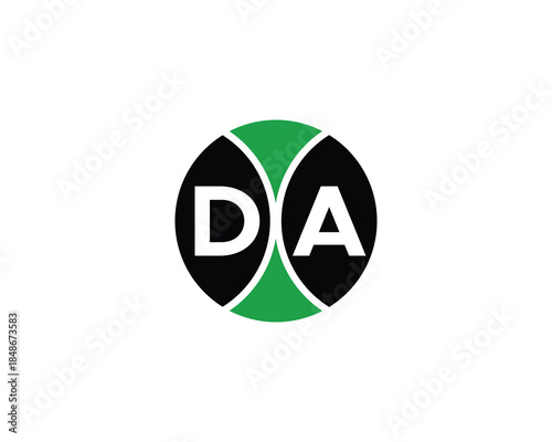 DA logo design. DA
