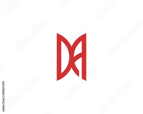 DA logo design. DA