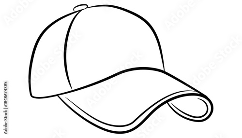 vector illustration of a cap
