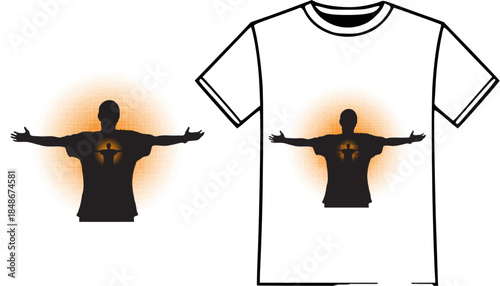 t shirt design vector isolated.eps
