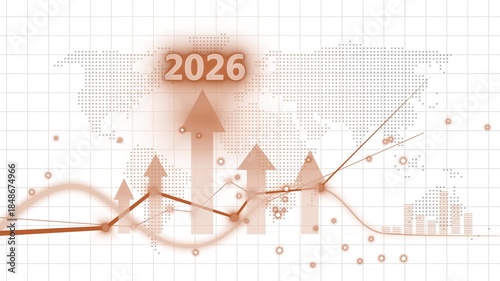 2026 Financial Business Growth Projection Animation