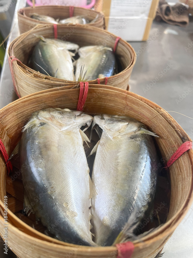 custom made wallpaper toronto digitalFresh thai mackerel in blamboo basket