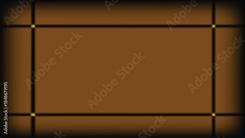 Brown leather texture frame with stitching and rivets, empty space for text or design