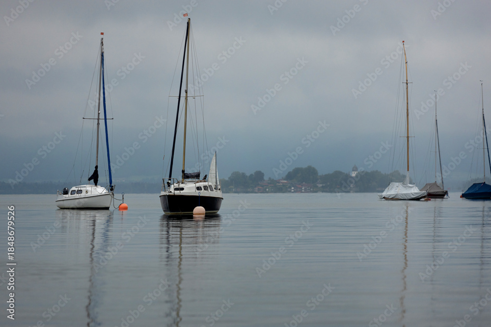 Fototapeta premium the germany chiemsee lake