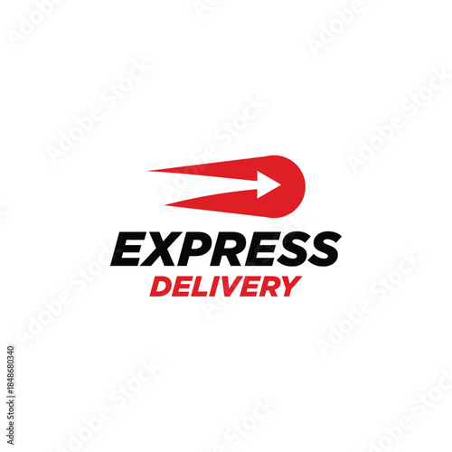 Express Delivery Logo Vector Modern