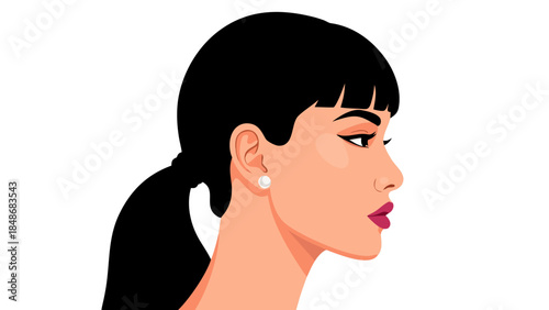 young woman with headache