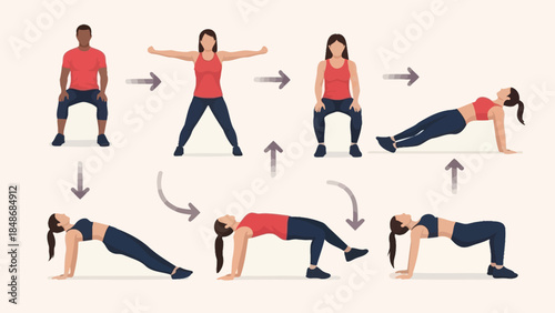 Step-by-step guide to beginner-friendly bodyweight exercises for full-body strength training at home