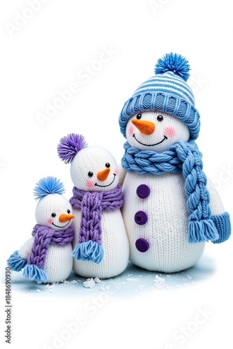 Ai la famiglia di pupazzi di neve 04