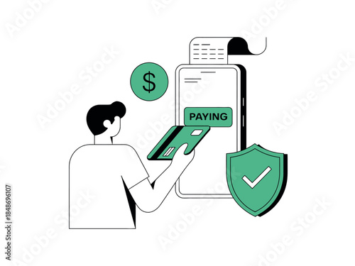Secure Online Payment with Credit Card and Smartphone