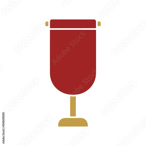 Elegant Wine Glass Vector Design for Upscale Events, Celebrations, and Fine Dining Experiences