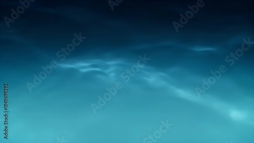 Abstract Blue Water Surface with Subtle Light Reflections and Ripples Underneath Dark Sky