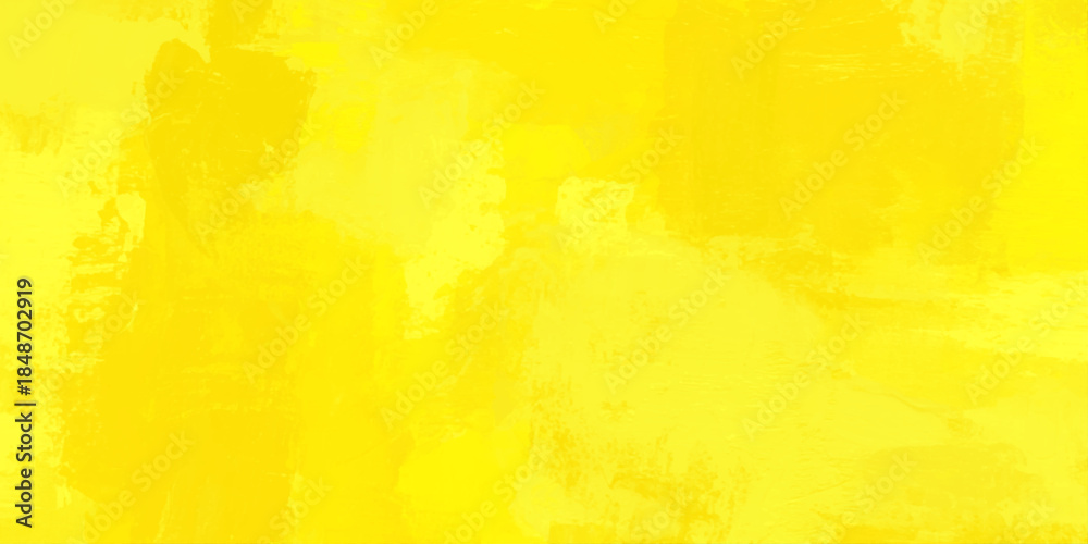 Obraz premium Abstract bright texture of yellow paint background, yellow paint wall texture background, Trendy yellow paint background. Vintage style of yellow wall texture.