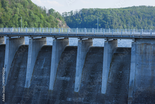 Rappbode Dam Reservoir in the Harz Mountains, Germany