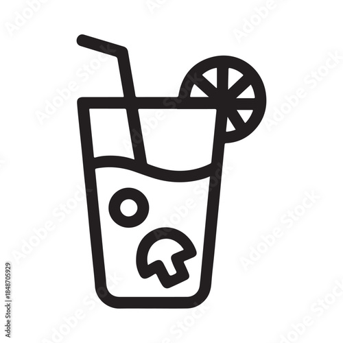 Refreshing drink with lemon slice and straw in glass on white background
Lemonade glass with straw. Refreshing summer beverage. Citrus fruit drink. Cold refreshing cocktail. Healthy detox water.