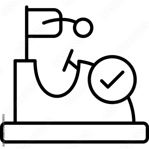 Lazy River Icon Vector Element