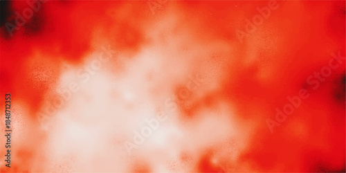 Abstract red paint background featuring orange fire textures and burning flame bubbles with smoke and grunge art design elements in an inferno of light and motion