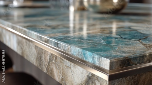 Marble table surface