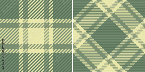 Check background fabric of plaid pattern texture with a vector textile tartan seamless. Set in earth colors. Modern carpets for stylish living rooms.