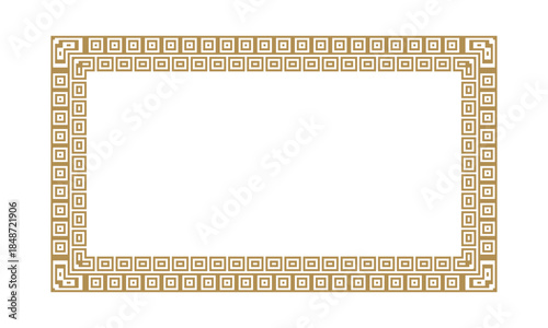 Decorative frame in greek style.