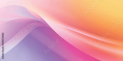 Soft pink abstract background wallpaper featuring smooth, flowing lines and a gentle wave pattern design